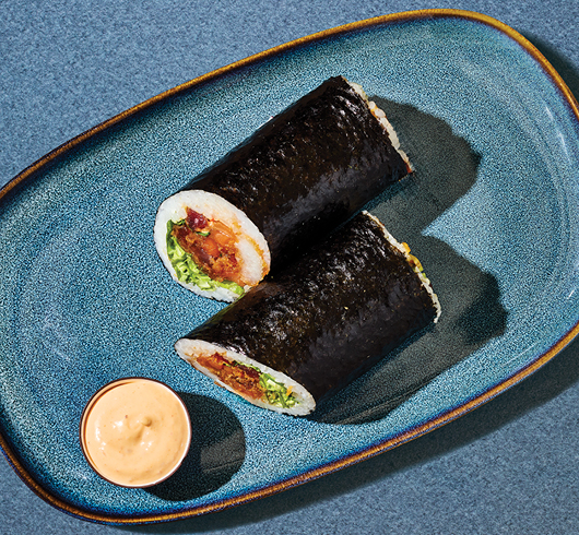 Sushi Burrito Salmon & Shrimp Tempura